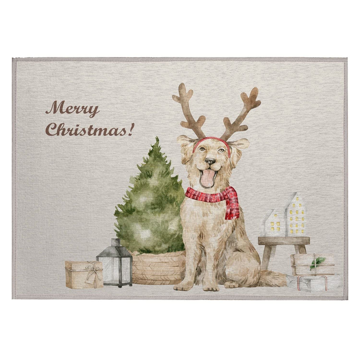 Wonderland Wn8 Taupe Seasonal Rug Rectangle 5' X 7 ' 6"