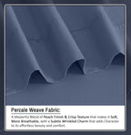 Ruvanti 100% Organic Cotton Sheets - Twin Xl Sheet Sets - Certified For Gots - Breathable & Comfortable - Soft & Cooling Percale