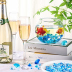 Hicarer 800 Pieces Diamond Decorations Acrylic Diamond Table Scatter Crystals For Table For Vase Fillers Party Table (Gradient B