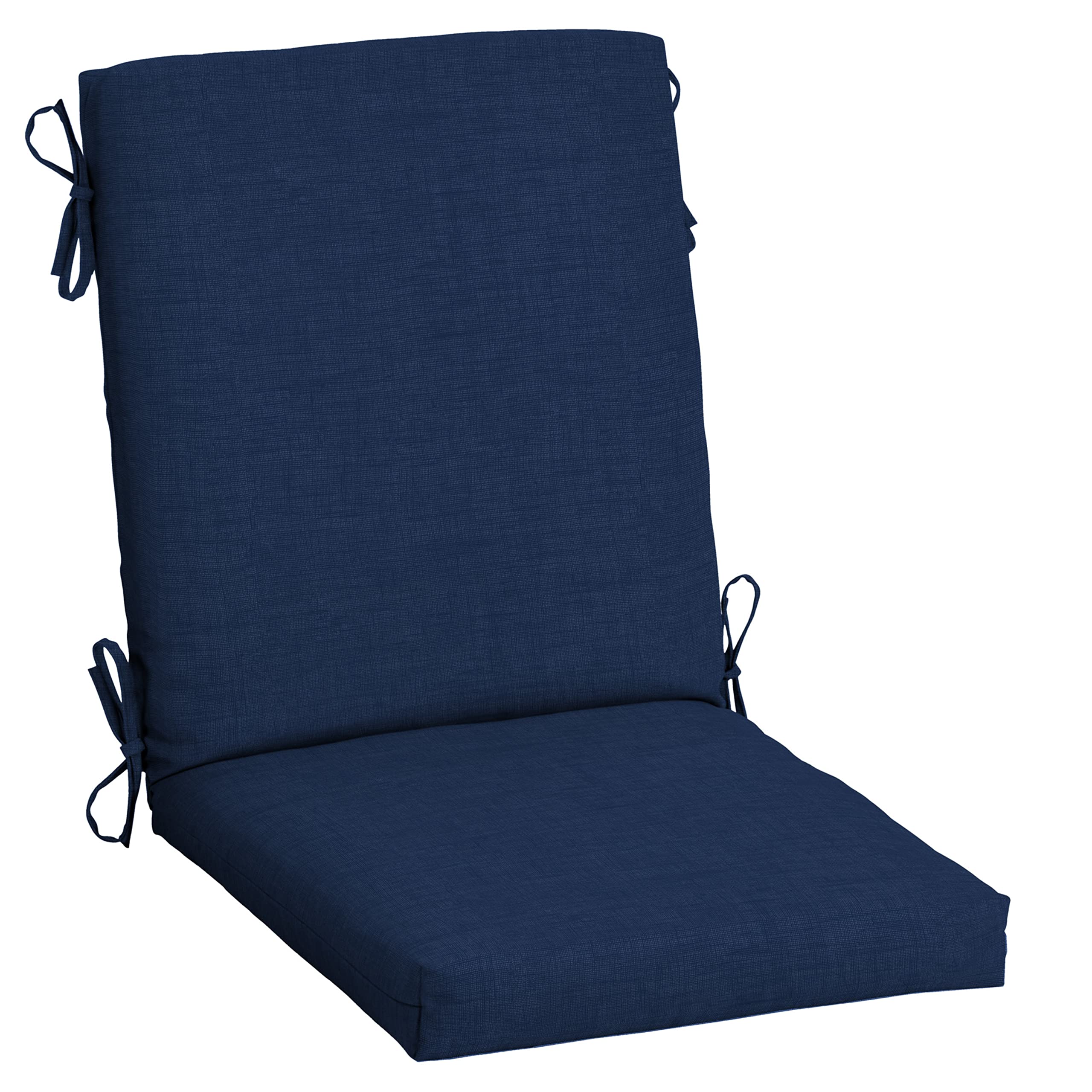 Arden Selections Outdoor Dining Chair Cushion 20 X 20, Water Repellent, Fade Resistant 20 X 20, Sapphire Blue Leala