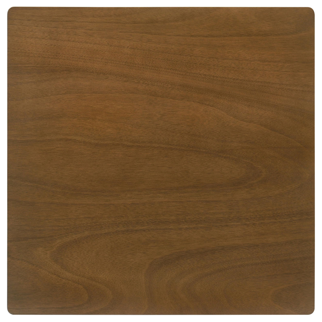 Coaster Home Furnishings Parkwood 5-Piece Dining Set with Square Table and Slat Back Side Chairs Honey Brown and Black