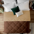 Edmund  600 Gsm Heavy Winter Reversible Comforter For King Size Bed Comforter/Duvet/Rajai/Quilt/Blanket (92 X 106) Inches  W