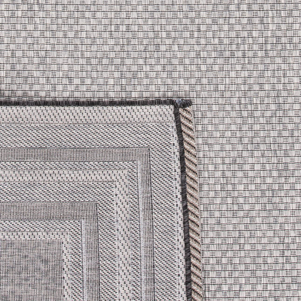 Safavieh Courtyard Collection 6'7' X 9'6' Light Grey/Black Cy8475 Indoor-Outdoor Waterproof Easy-Cleaning Patio Backyard Mudroom Area-Rug