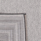 Safavieh Courtyard Collection 6'7' X 9'6' Light Grey/Black Cy8475 Indoor-Outdoor Waterproof Easy-Cleaning Patio Backyard Mudroom Area-Rug