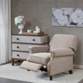 Madison Park Push Back Recliner Chair Furniture, See Below, Sand