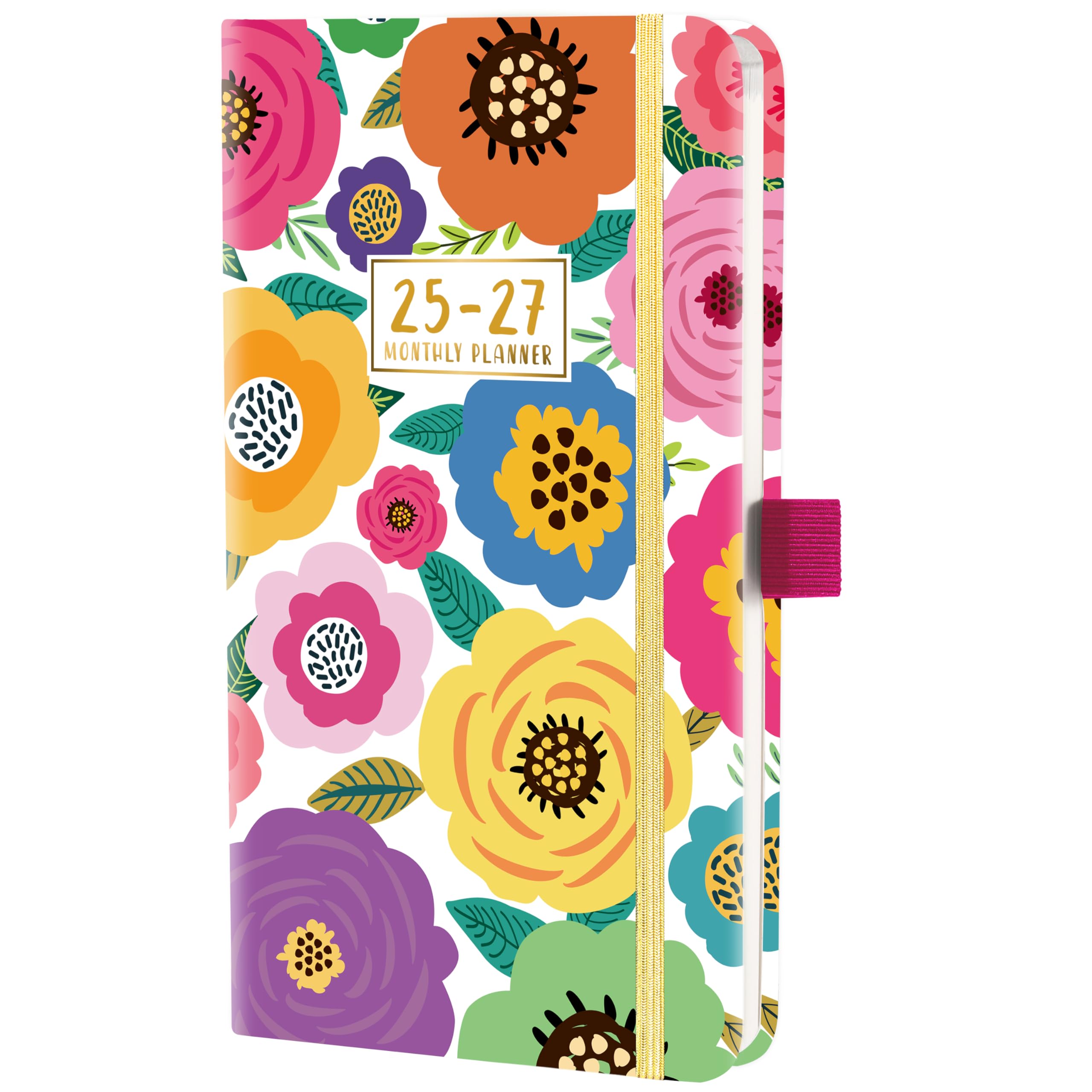 Pocket Planner/Calendar 2025-2027 - Monthly Pocket Planner/Calendar, Jan. 2025 - Dec. 2027, 3.8' X 6.4', 3 Year Monthly Planne