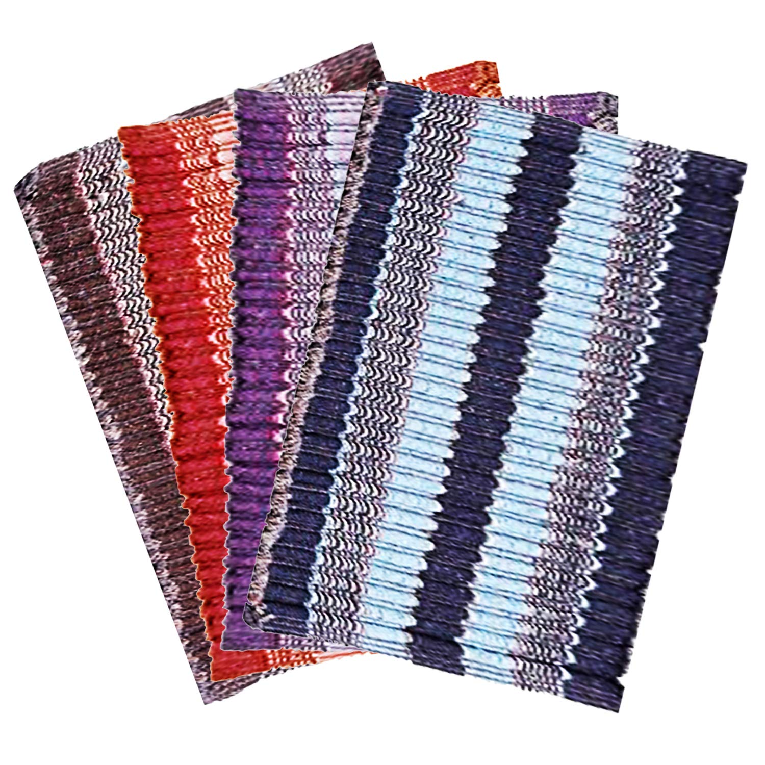 Kuber Industries Cotton 4 Pieces Door Mat 15'X24'(Multi)-Ctktc28585