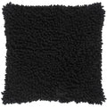Rizzy Home 18" X 18" Cotton Pillow Cover In Black