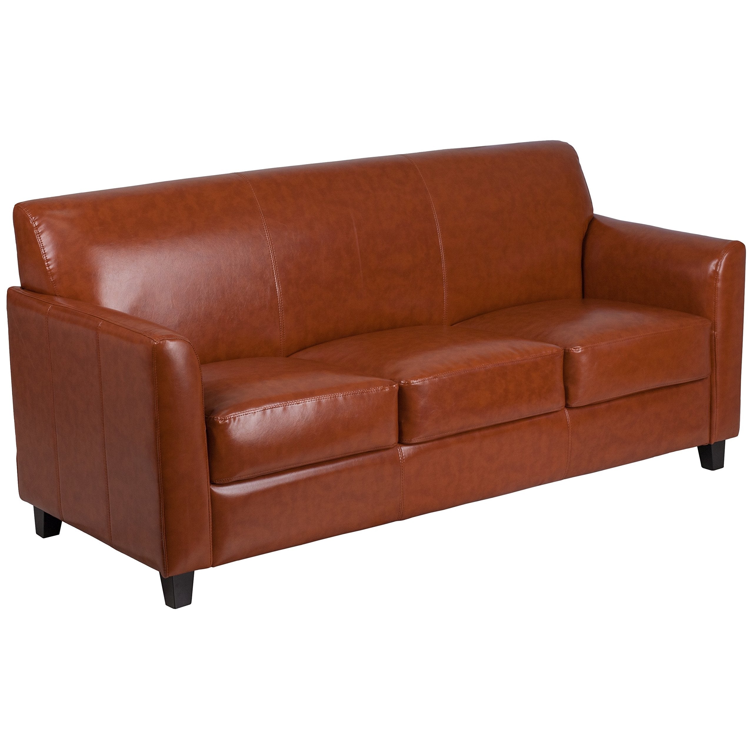 Flash Furniture HERCULES Diplomat Series Brown LeatherSoft Sofa