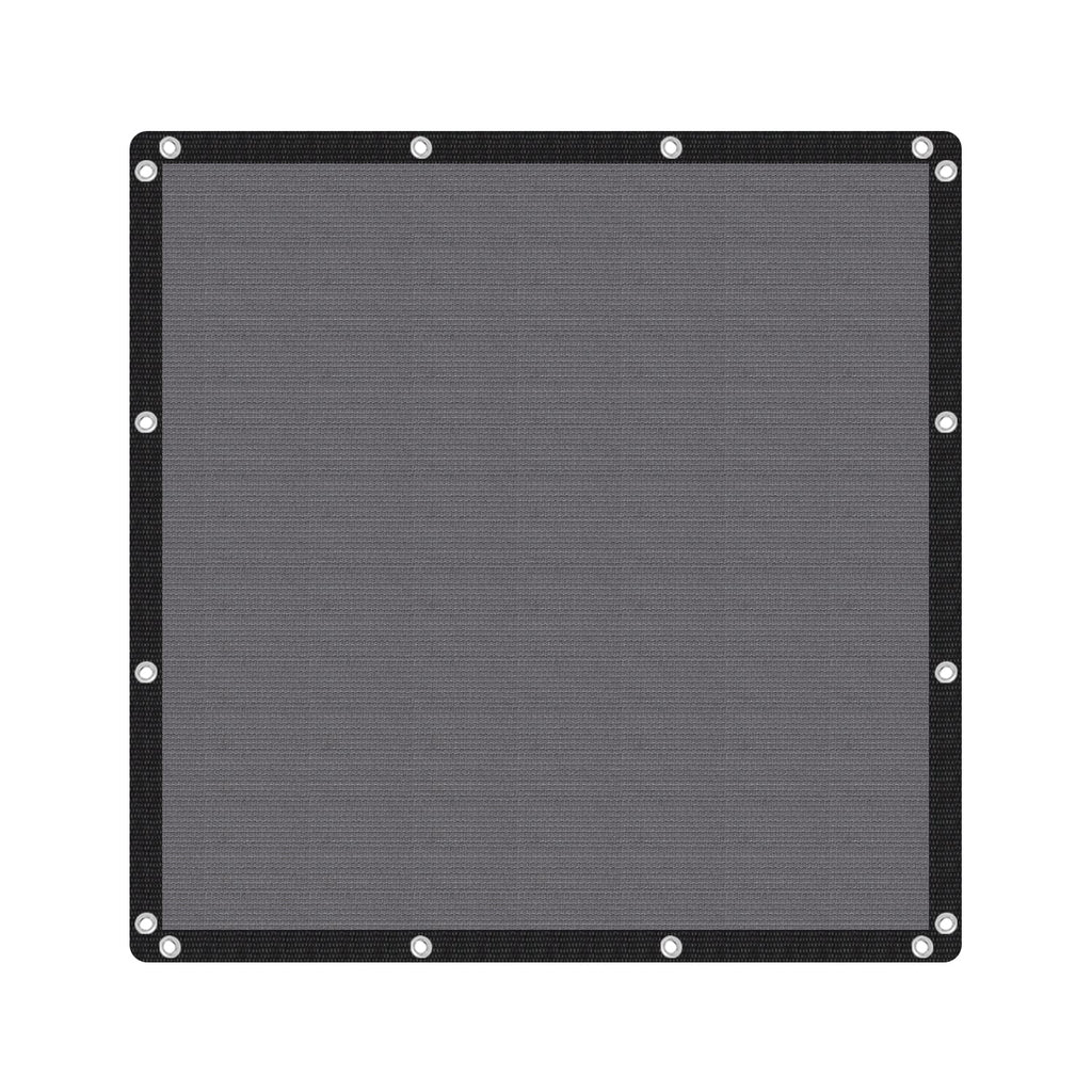 Vicllax Shade Fabric Sun Shade Cloth Privacy Screen With Grommets For Patio Garden Pergola Cover Canopy 6X6 Ft, Grey