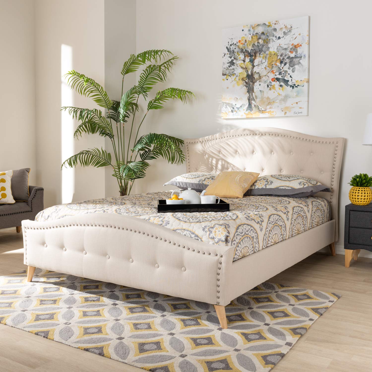 Baxton Studio Felisa Platform Bed