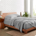 Bare Home 100% Organic Cotton Jersey Sheet Set, Ultra Soft, 100% Cotton - Sheet Set & Pillowcase - Deep Pocket Bed Sheets (Split