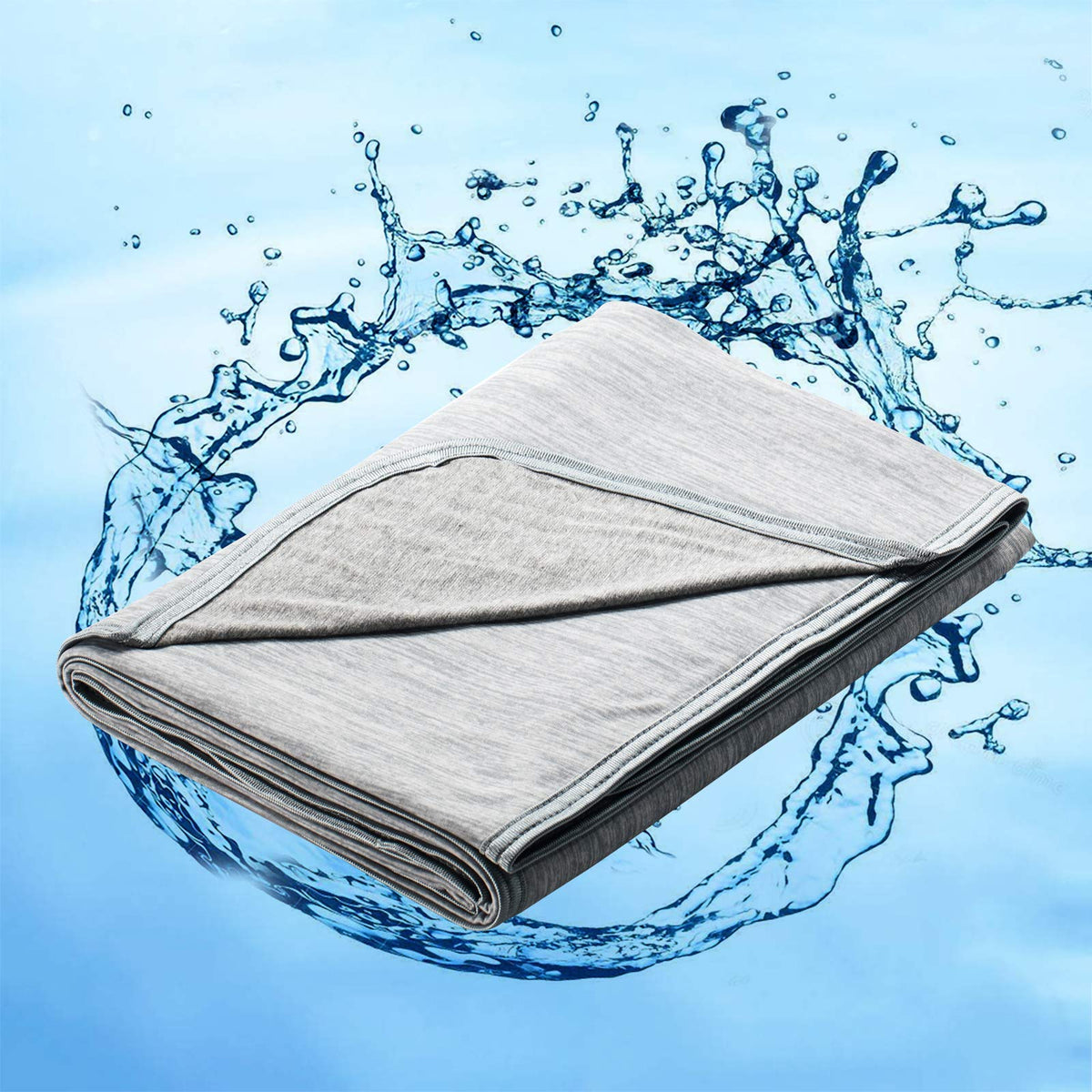 Marchpower Cooling Blanket For Kids Hot Sleepers, Arc-Chill Cooling Throw Blanket With Double-Sided Design, Japanese Cooling Fib