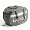 Tsmallbear Foldable Laundry Basket with Zipper Lid,70L