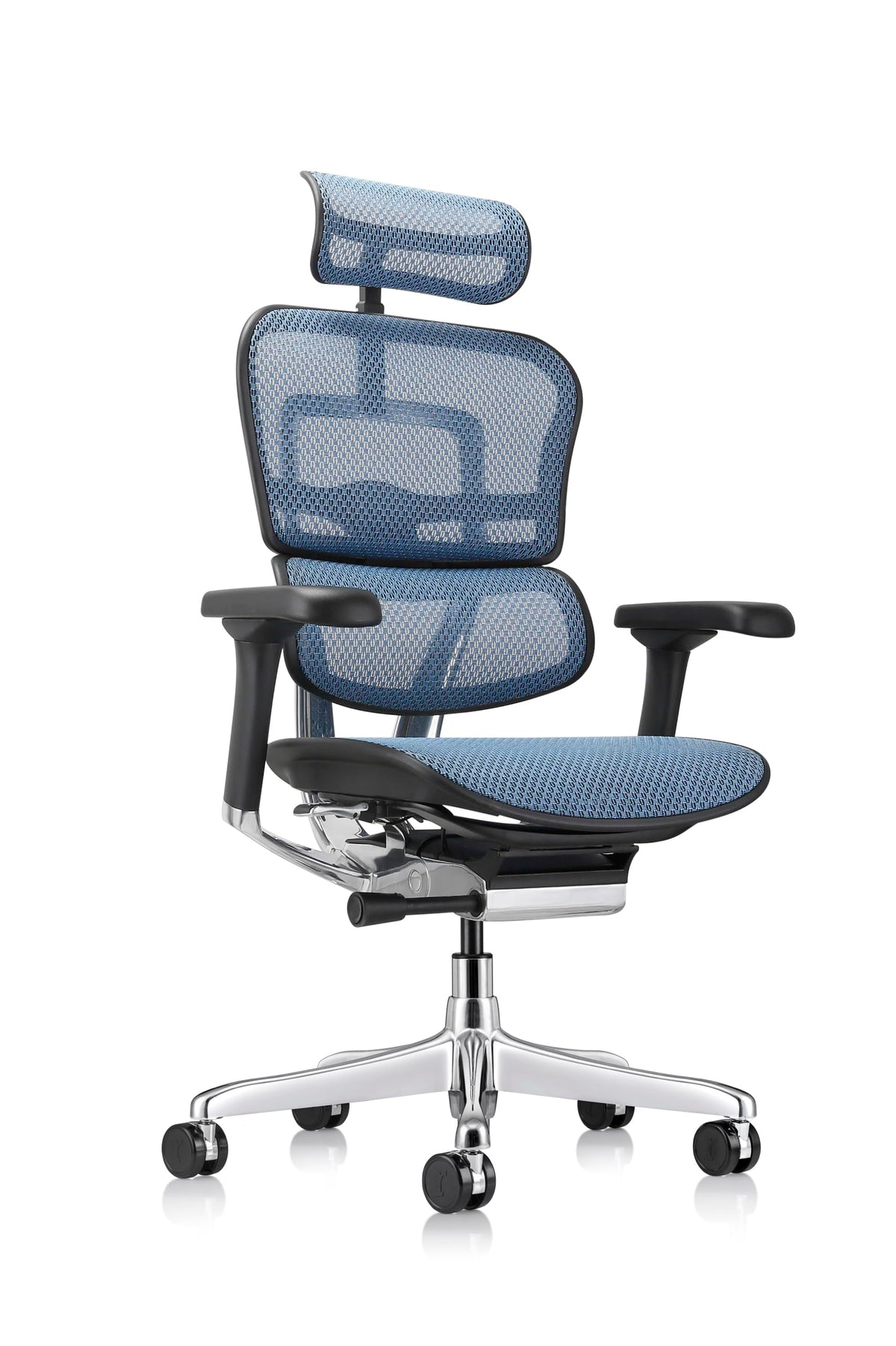 Eurotech Seating Ergohuman Mesh Managers Chair, High Back, Orange