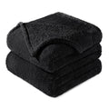 Exclusivo Mezcla Queen Size Flannel Fleece Blanket, Super Soft Velvet Plush Bed Blanket, Fuzzy Cozy And Warm For Winter, 90X90 I