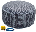 Kozyard Inflatable Stool Ottoman Used For Indoor Or Outdoor, Kids Or Adults, Camping Or Home (Affinity)