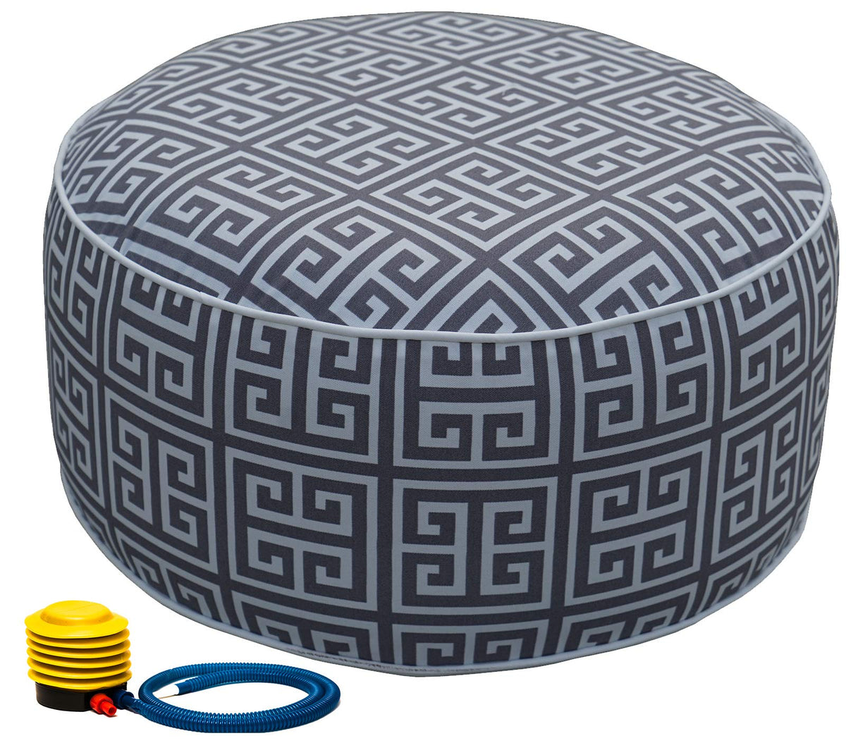 Kozyard Inflatable Stool Ottoman Used For Indoor Or Outdoor, Kids Or Adults, Camping Or Home (Affinity)