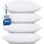 Utopia Bedding Throw Pillows (Set Of 4, White), 14 X 22 Inches Pillows For Sofa, Bed And Couch Decorative Stuffer Pillows