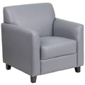 Flash Furniture HERCULES Diplomat Series Gray LeatherSoft Chair