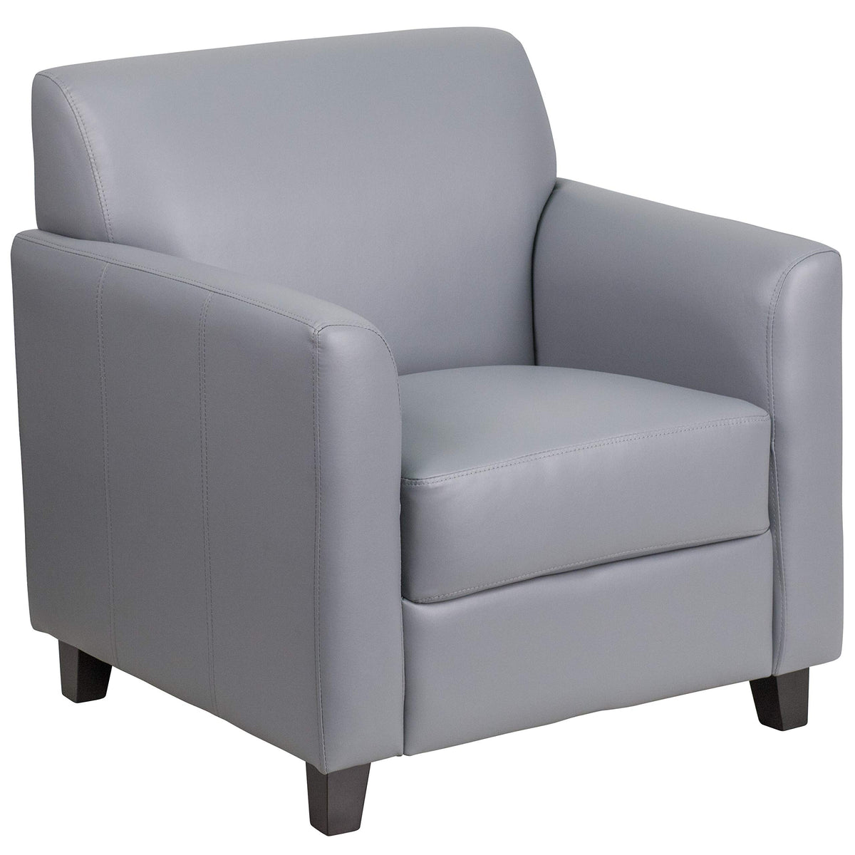 Flash Furniture HERCULES Diplomat Series Gray LeatherSoft Chair