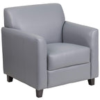 Flash Furniture HERCULES Diplomat Series Gray LeatherSoft Chair