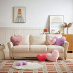 Easttree Heart Pillows, Dusty Pink Heart Shaped Pillows, Love Throw Pillows Back To School Gifts, Small Cute Fluffy Pillows, Wom