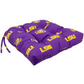 College Covers Comfyseat College Indoor/Outdoor Seat Patio D Cushion, 20' X 20', Lsu Tigers