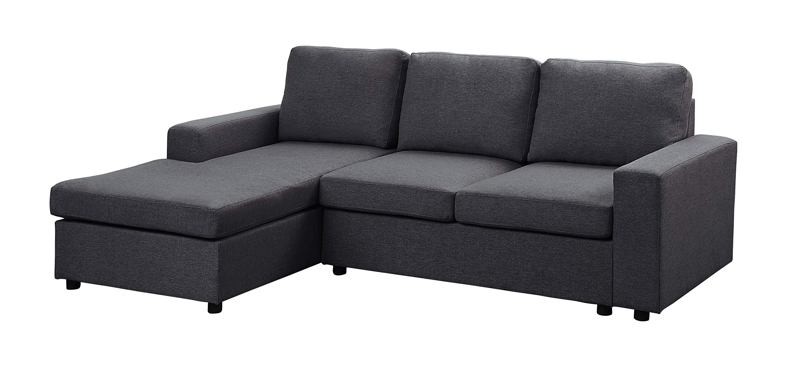 Lilola Home Newlyn Sofa with Reversible Chaise - Thumbnail 3