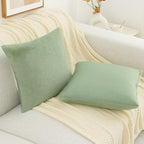 Pallene Faux Fur Plush Throw Pillow Covers 20X20 Set Of 2 - Luxury Soft Fluffy Cozy Decorative Pillow Covers For Sofa, Couch, Li