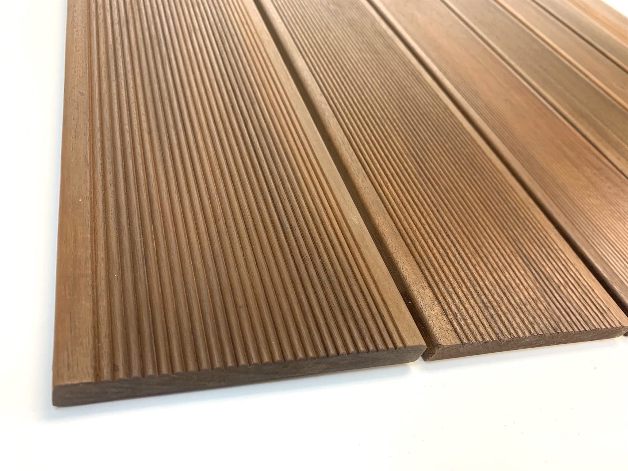 HomeRoots Brown Non Slip Wood Plank Bath Floor Mat