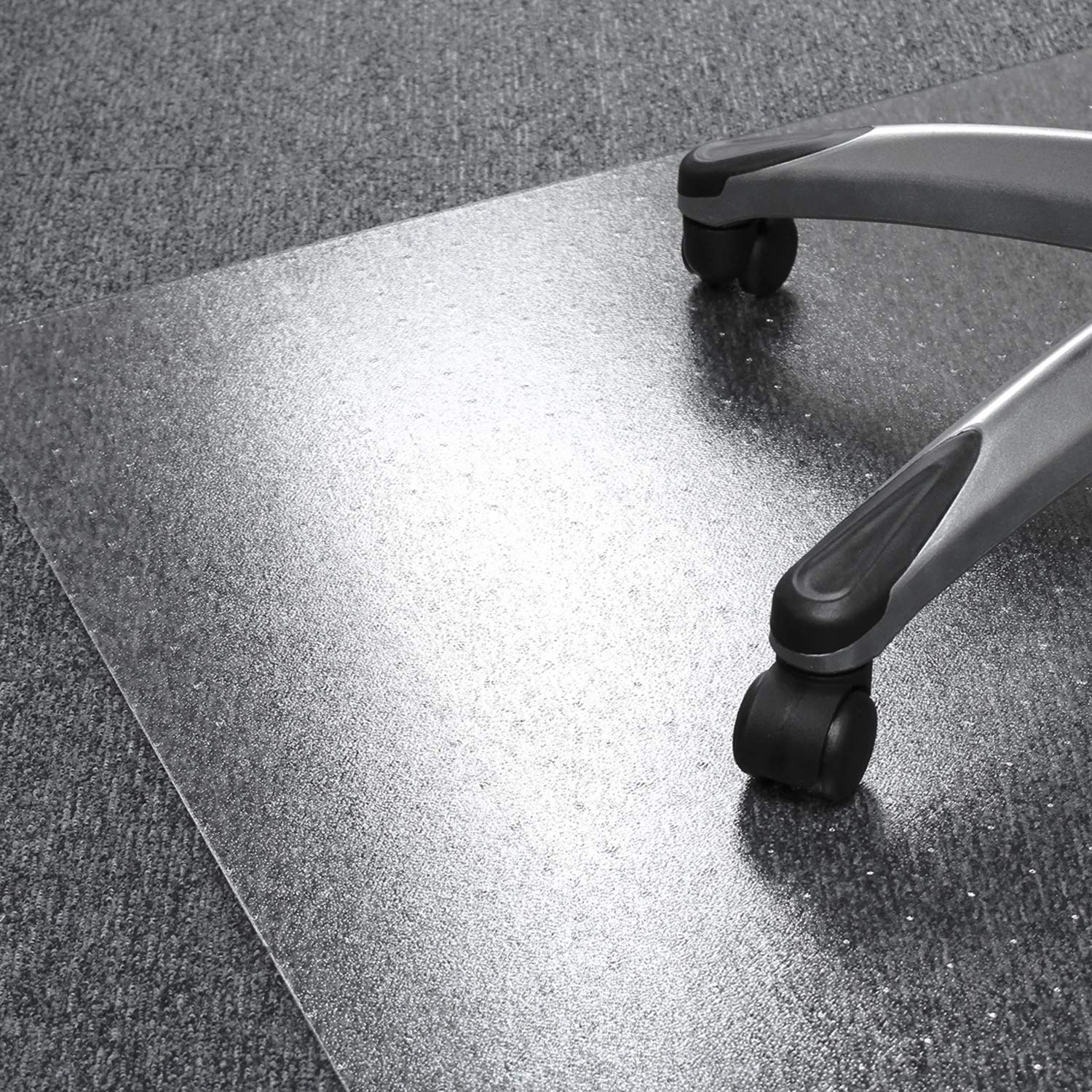 FloorTex 1115015023ER Floor Protection Chairmat, XXL, 60-Inch x60-Inch , Clear