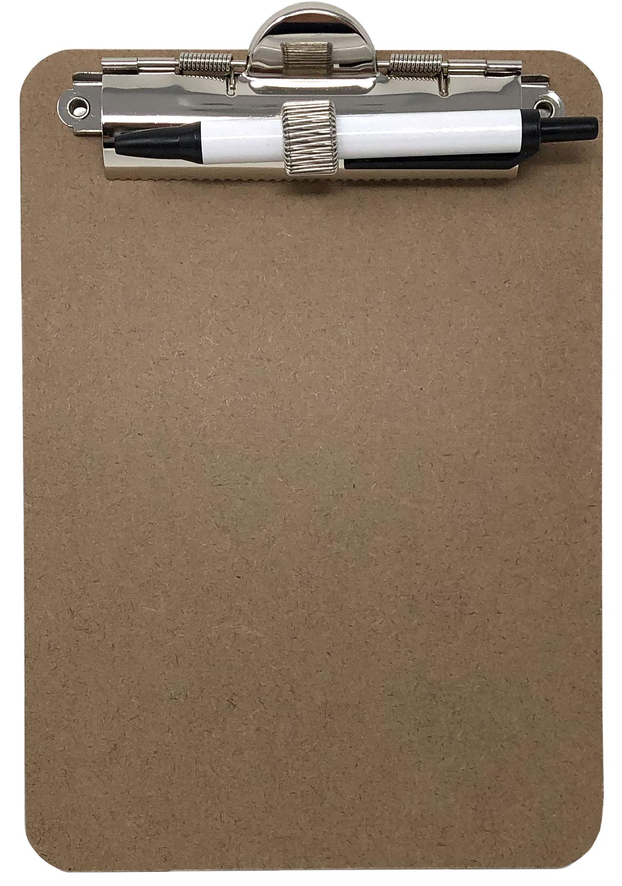 Trade Quest Mini Clipboard 5' X 7' Pen Holder Clip (Pen Included) (Pack Of 12)