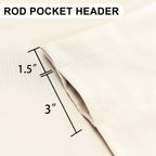 Dwcn Valance Curtains For Basement, Kitchen Valance Solid Short Topper, Bathroom Curtain Valance Rod Pocket For Window Treatment