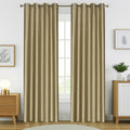 HFI Royal Solid Polyester Curtain, 7 X 4 Feet, Door Curtains, Hazelwood, Pack of 2 Pieces