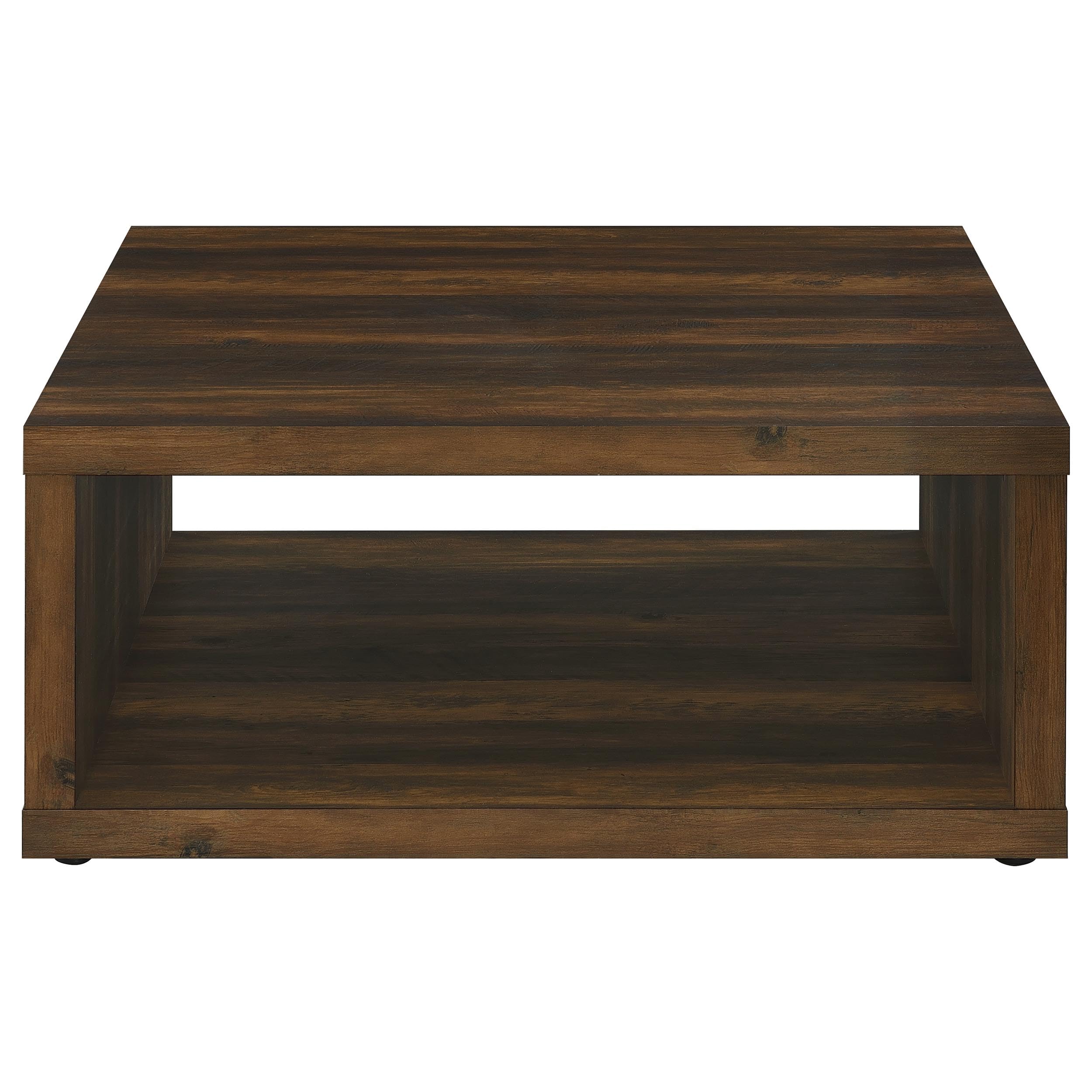 Coaster Home Furnishings Frisco Square Engineered Wood Coffee Table Dark Pine