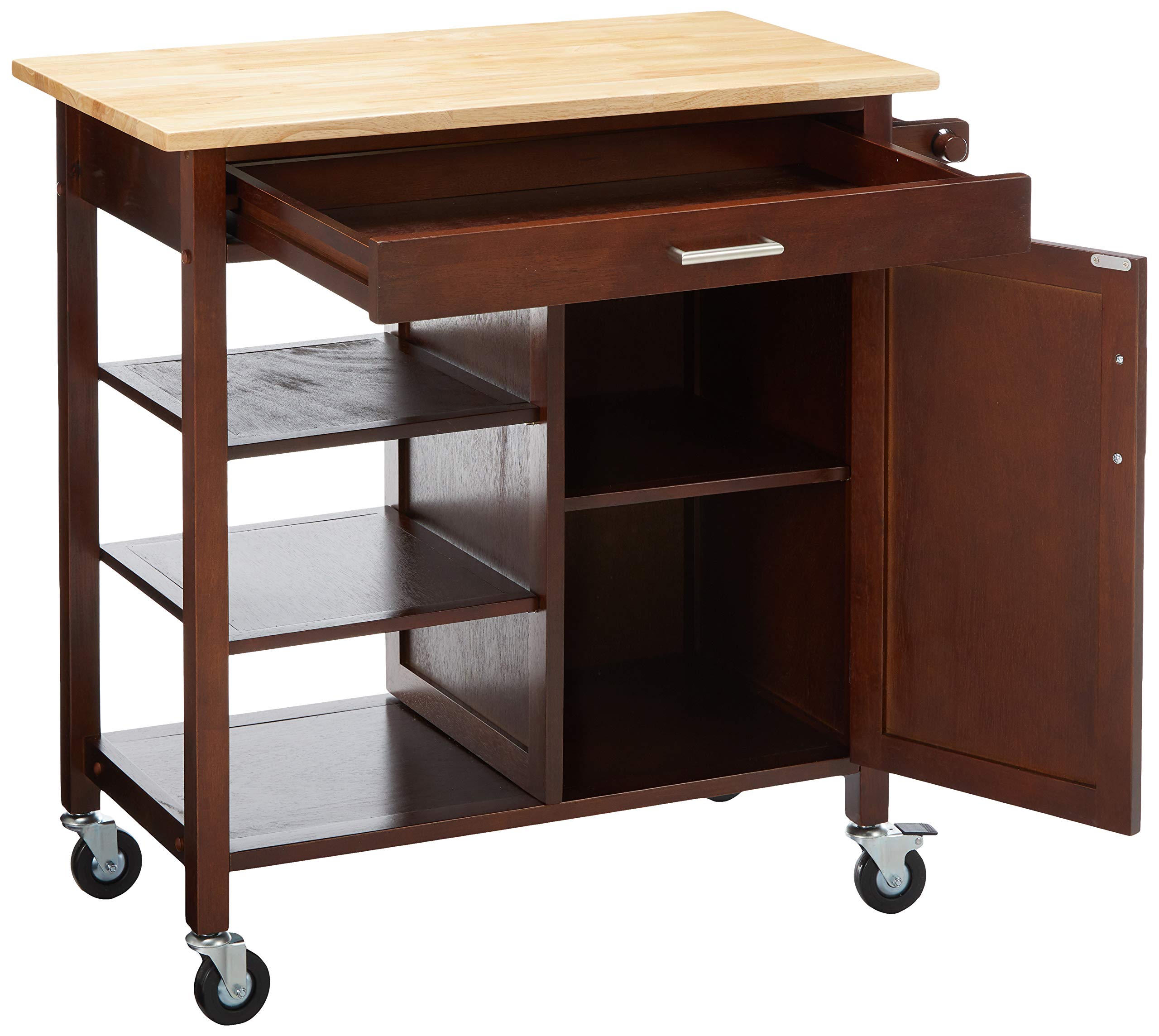 Winsome Marissa Kitchen Cart, Walnut