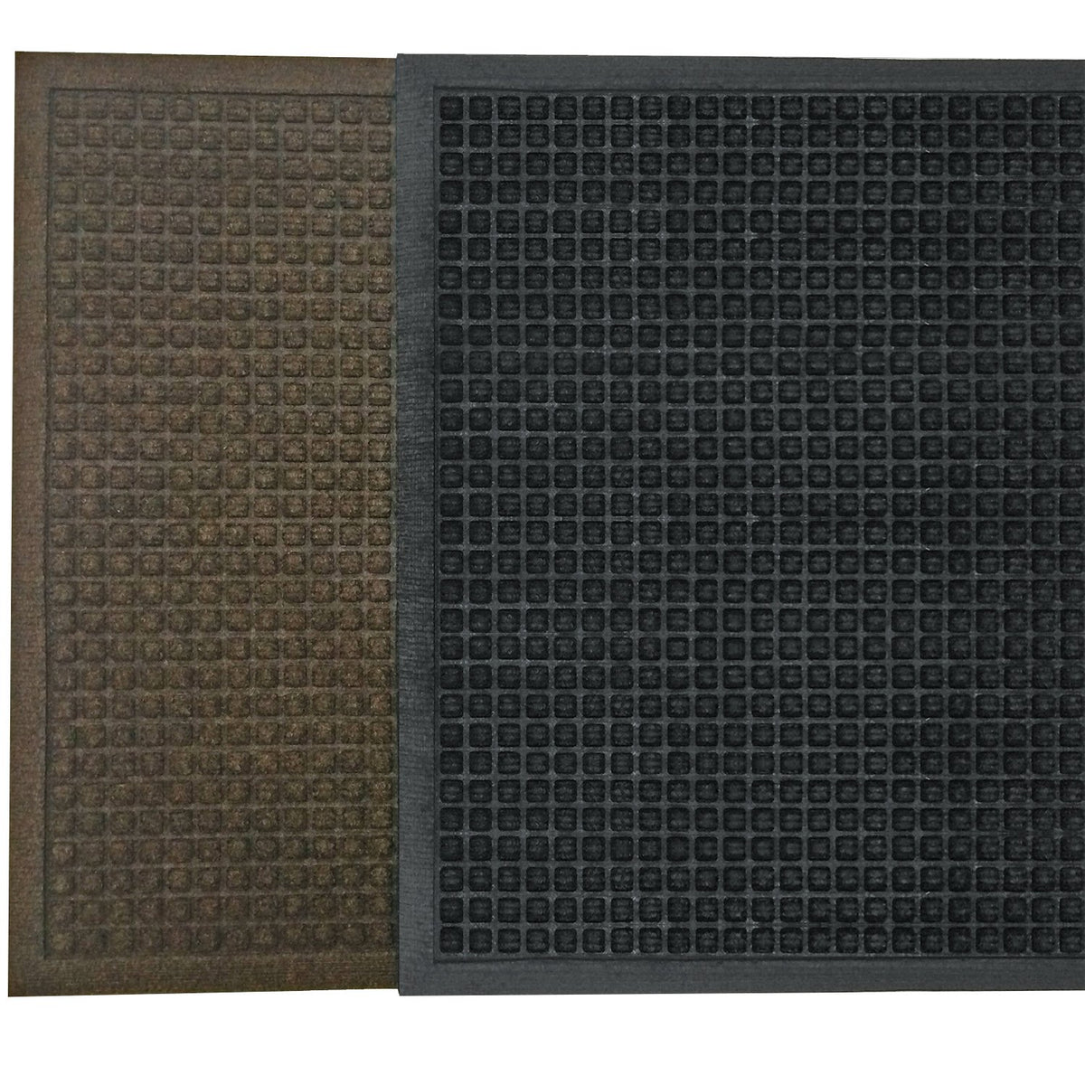 Electriduct Waffle Pattern Entrance Mat 2'x3' (3/8'' Thickness) - Brown