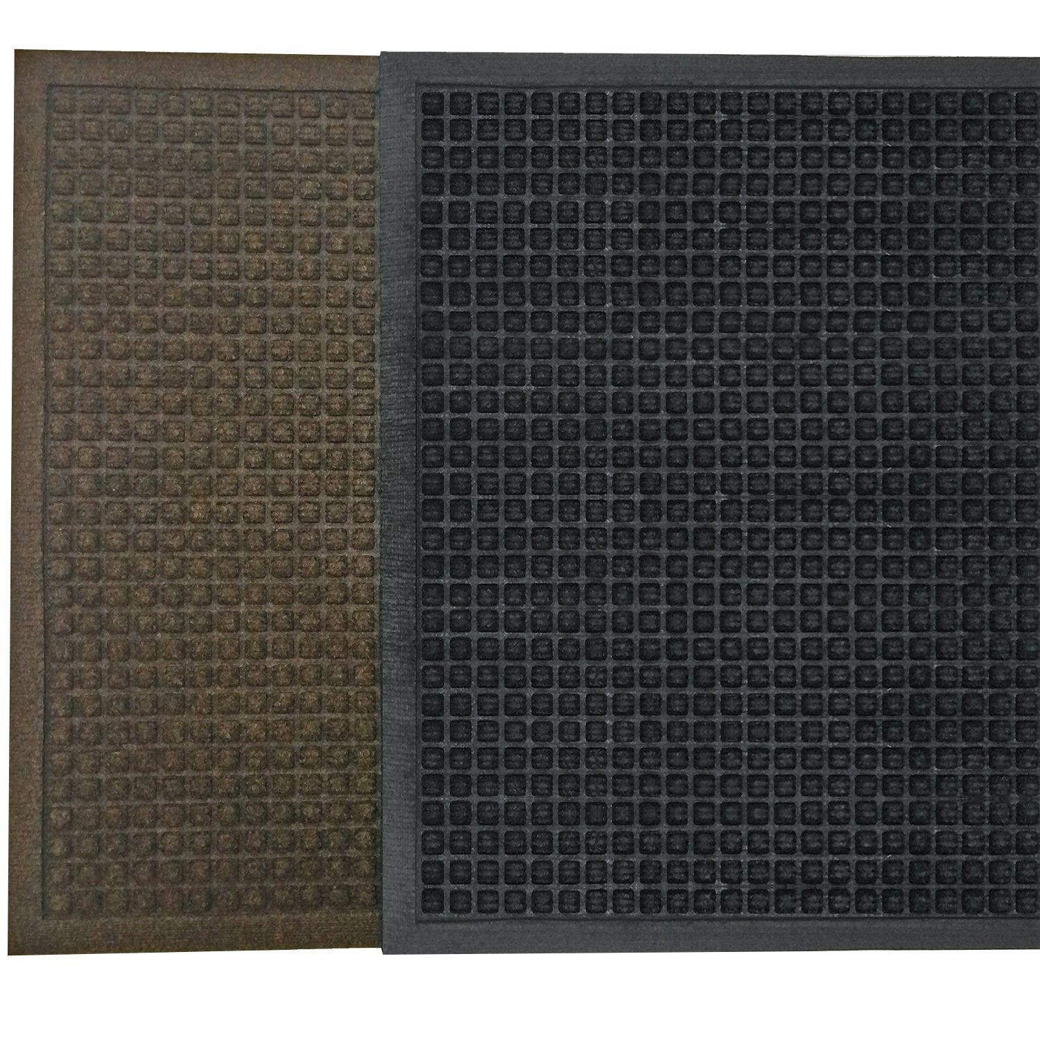 Electriduct Waffle Pattern Entrance Mat 2'x3' (3/8'' Thickness) - Brown