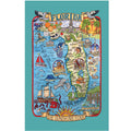 Kay Dee Designs F2183 Adventure Destinations Poster Style Tea Towel, Florida, 18 x 28