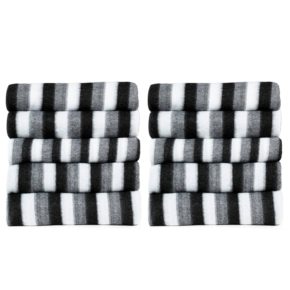 CHANDRAVATI Stylish Polar Fleece Single Bed AC Fleece Wool Blanket  58x88 Inch || Skin Friendly || (2, Black & White)