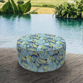 Dytxiii Inflatable Ottoman For Outdoor/Indoor Use,Portable Foot Stool With Handle,Water Repellent Footrest Pouf Ottoman Suitable