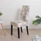 Forcheer Dining Room Chair Covers For Dining Room Set Of 4,Stretch Dining Chair Cover For Dining Room Kitchen Washable Removable(4Pack,Printed Geometric Pattern)