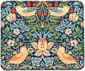 Vivipow Vintage William Morris Strawberry Thief Mouse Pad, Stitched Edges Mouse Pad With Vintage Pattern