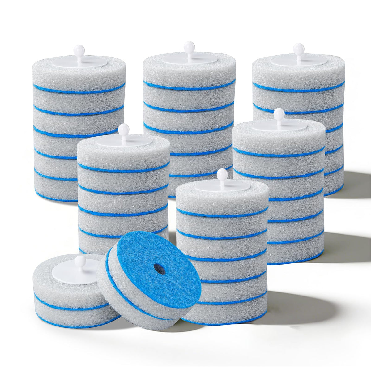 36pcs Disposable Toilet Brush Refills, Toilet Bowl Cleaner Refill Pads