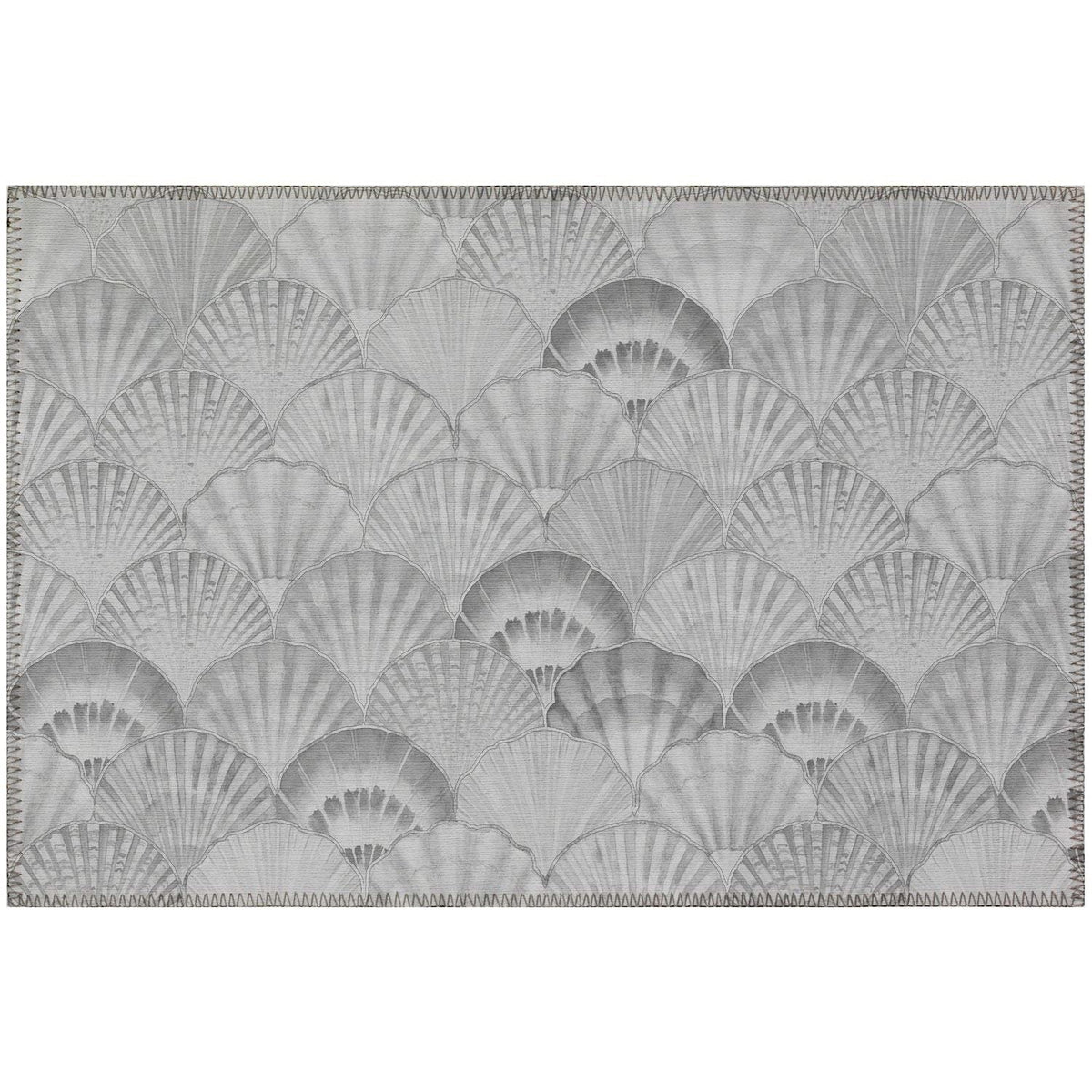 Seabreeze Sz2 Gray Coastal Rug Rectangle 3' X 5'