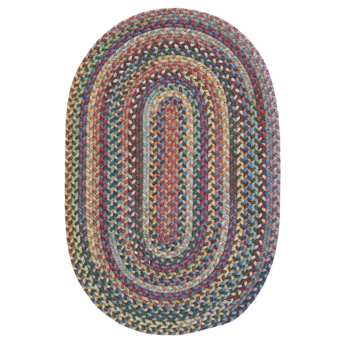 Colonial Mills Rustica Braided Rug, 10X13, Classic Multi