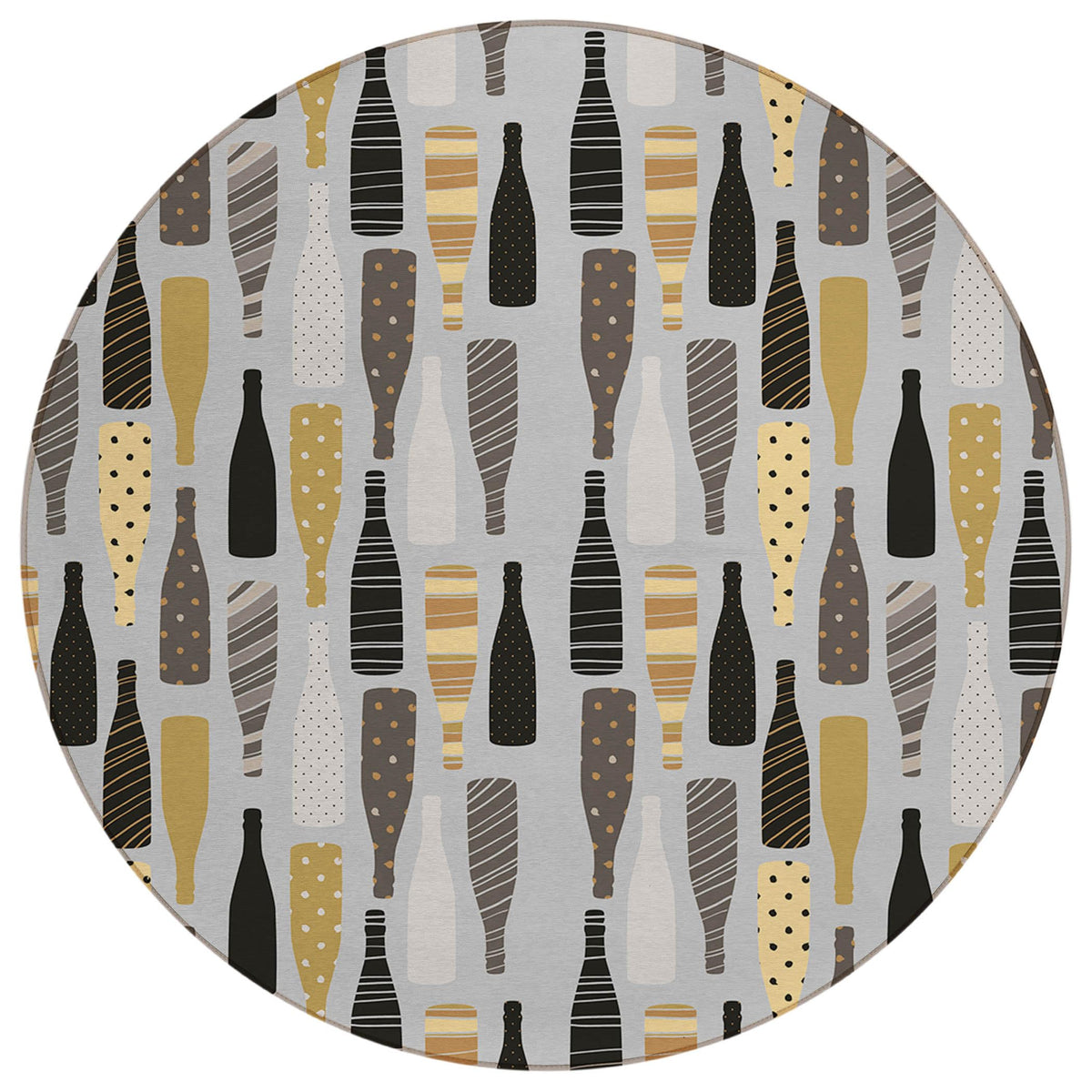 Dalyn Rugs Kendall Ke12 Gray 8' X 8' Indoor Outdoor Round Rug, Easy Clean, Machine Washable, Non Shedding, Bedroom, Living Room, Dining Room, Kitchen, Patio Rug Rug
