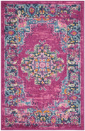 Nourison Passion Fuchsia 12' x 15' Area--Rug, Boho, Traditional, Easy--Cleaning, Non Shedding, Bed Room, Living Room, Hallway (1