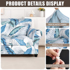 Searchi Stretch Sofa Cover Printed Couch Covers, Floral Pattern 2 Piece Armchair Slipcover With Separate Chair Cushion Cover, Washable Furniture Protector For Living Room(Armchair,Summer Pattern)